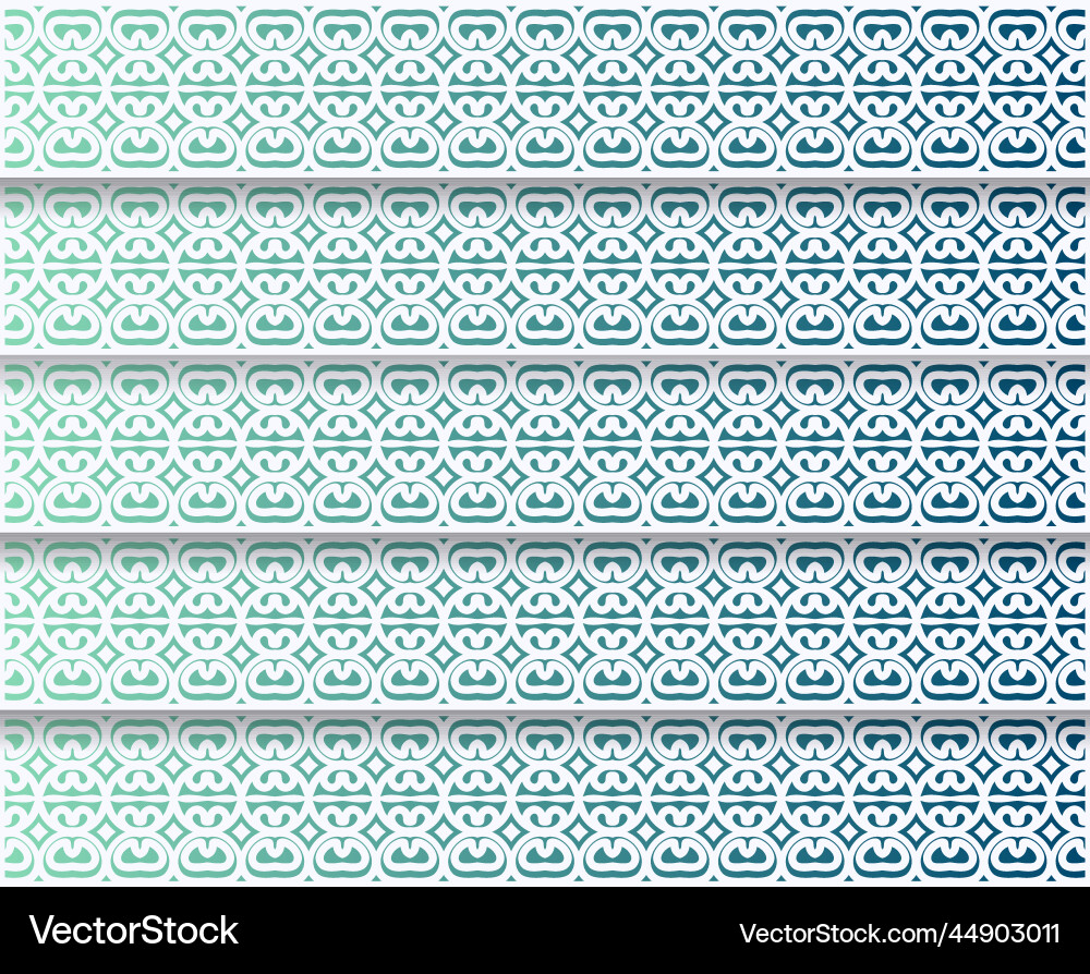 Gradation ornament pattern design background Gradation ornament pattern design background vector image