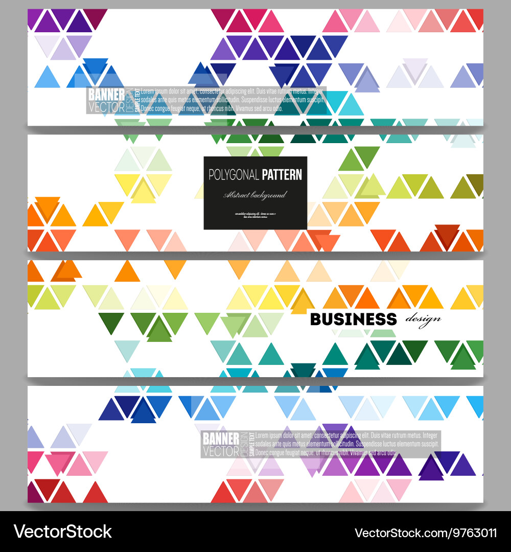 Hexagonal & Triangle Pattern Background vector image