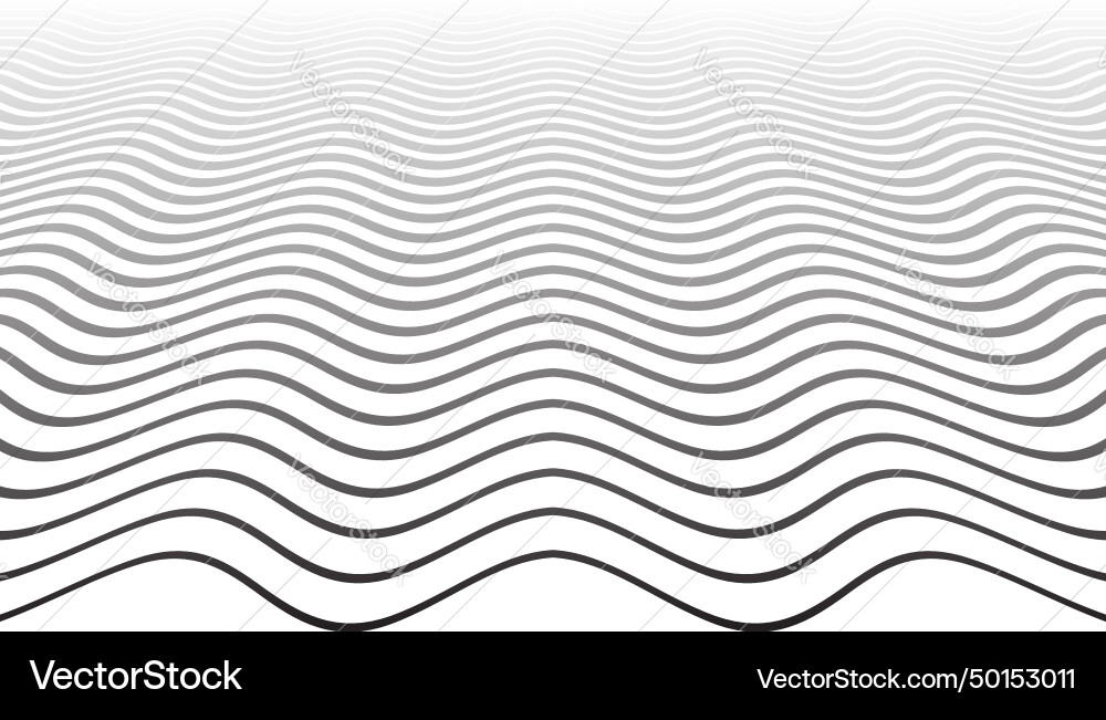 Wavy lines pattern Wavy lines pattern vector image