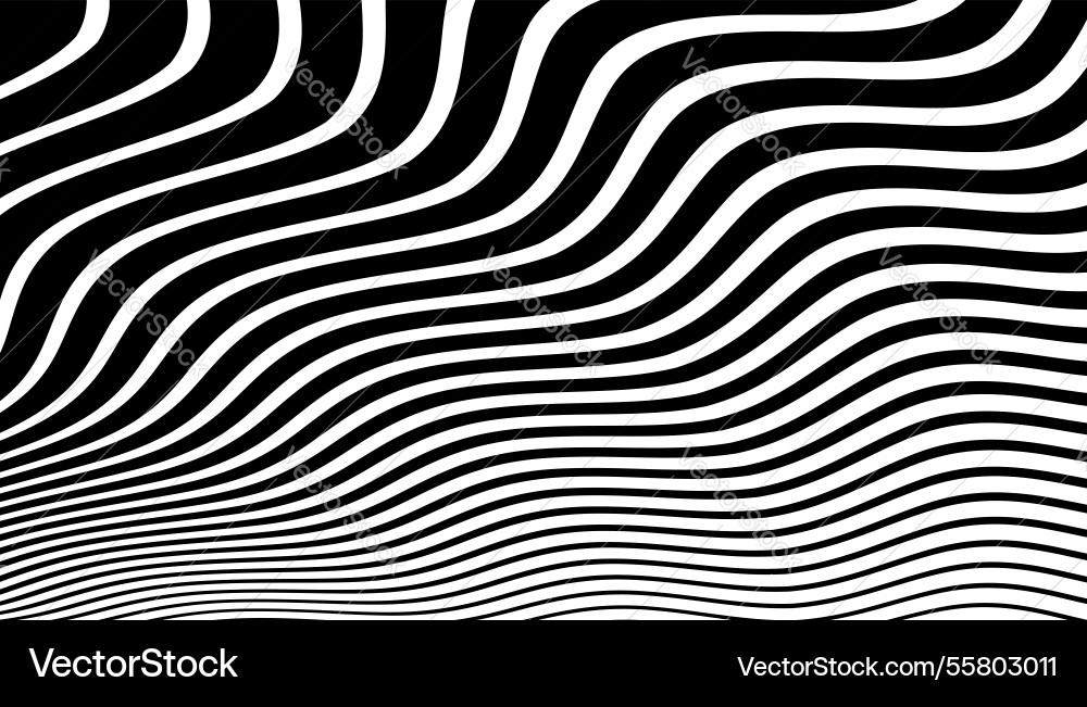 Wavy lines pattern Wavy lines pattern vector image