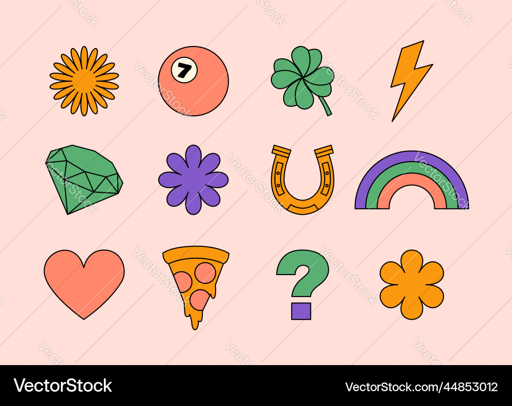 Abstract background elements Vector Image