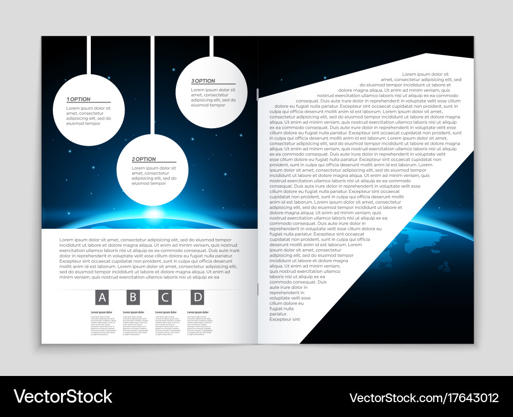 Abstract layout background set for art vector image