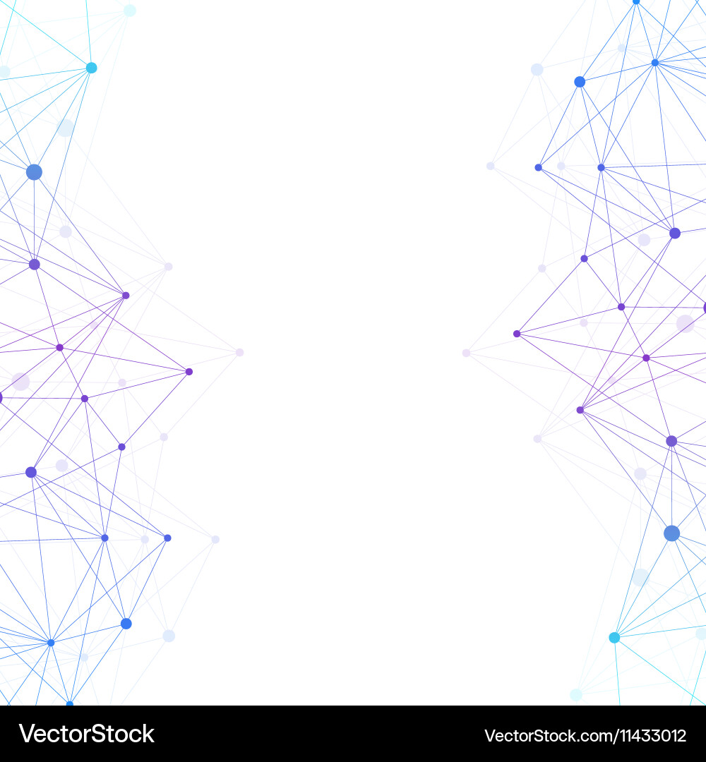 Abstract Network Background Vector Image