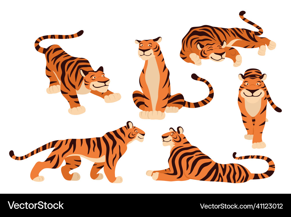 Chinese new year 2022 concept hand drawn Chinese new year 2022 concept hand drawn vector image