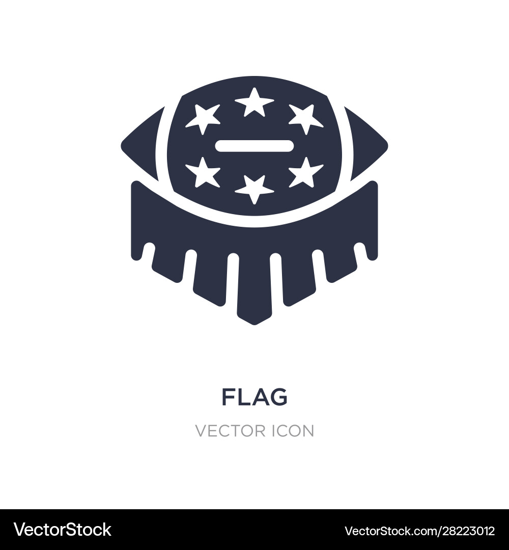 Flag icon on white background simple element from vector image