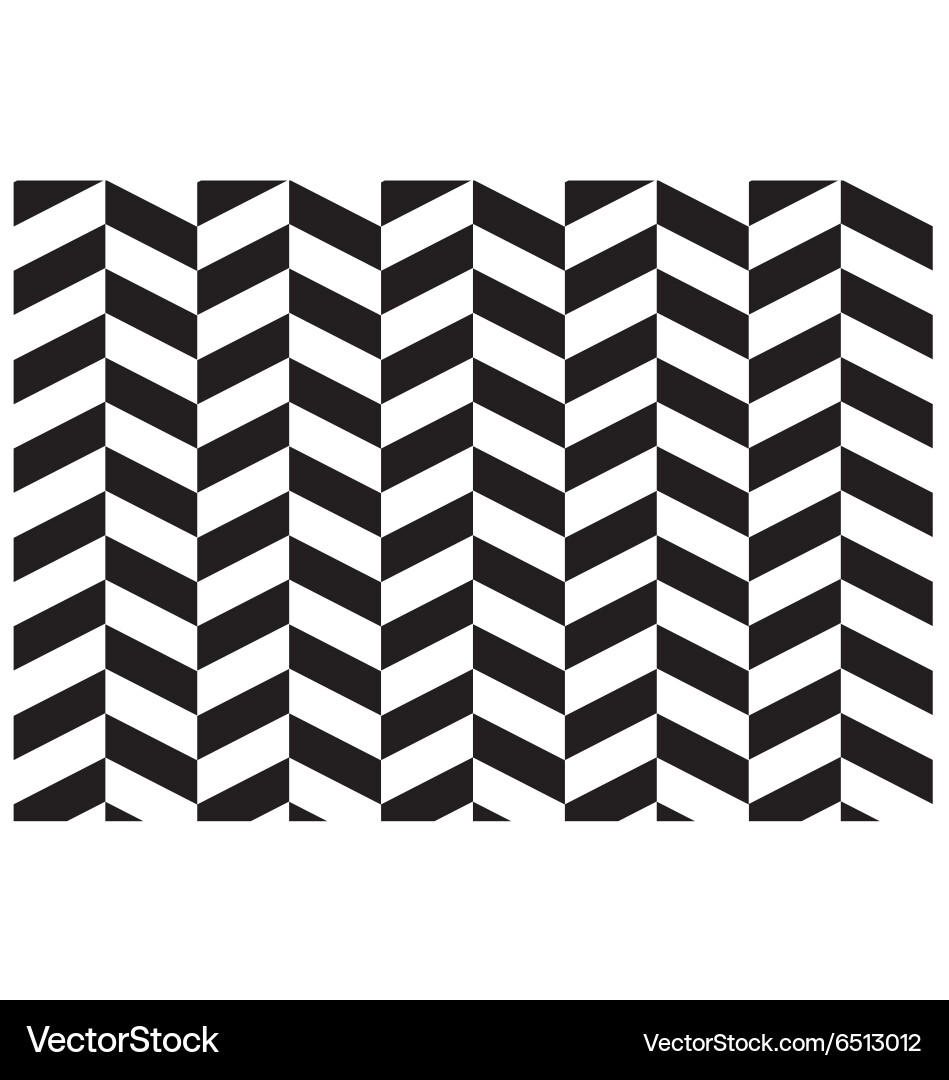 Geometric Chevron Block Pattern Vector Image