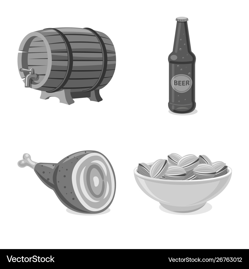 Isolated object pub and bar icon set Isolated object pub and bar icon set vector image