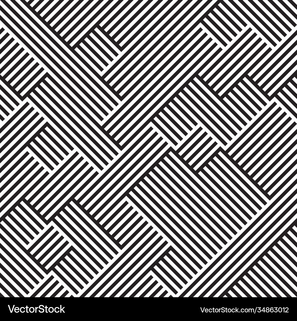 Oblique Black Segment Pattern Vector Image