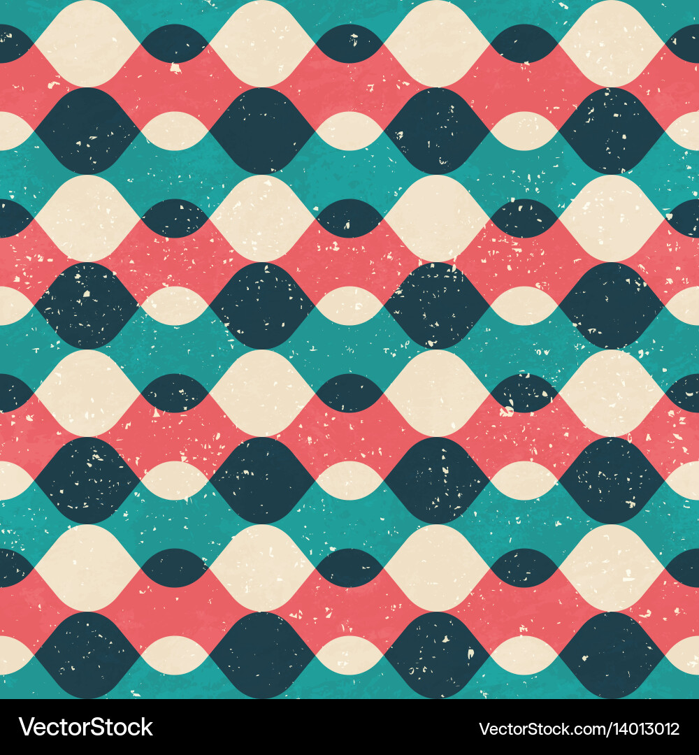 Retro Polka Dot Pattern Vector Image