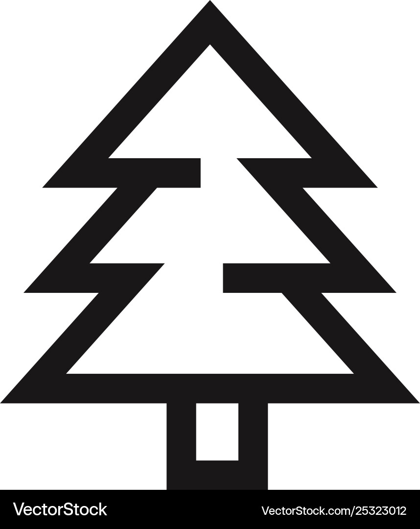 Tree icon Tree icon Vector Image