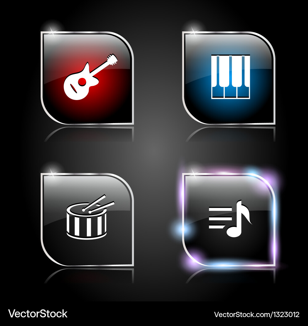 Web buttons pack Vector Image
