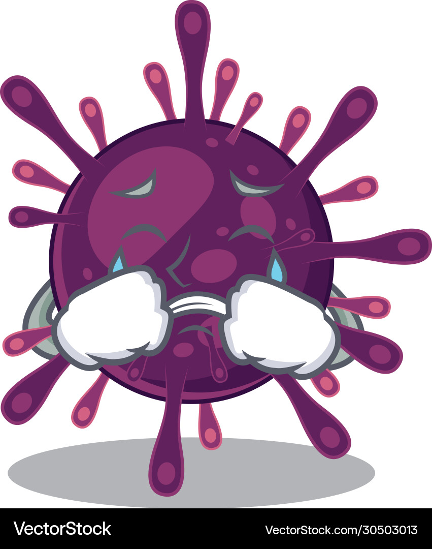 A crying coronavirus kidney failure cartoon – Royalty-Free Vector |  VectorStock, image size:851x1080
