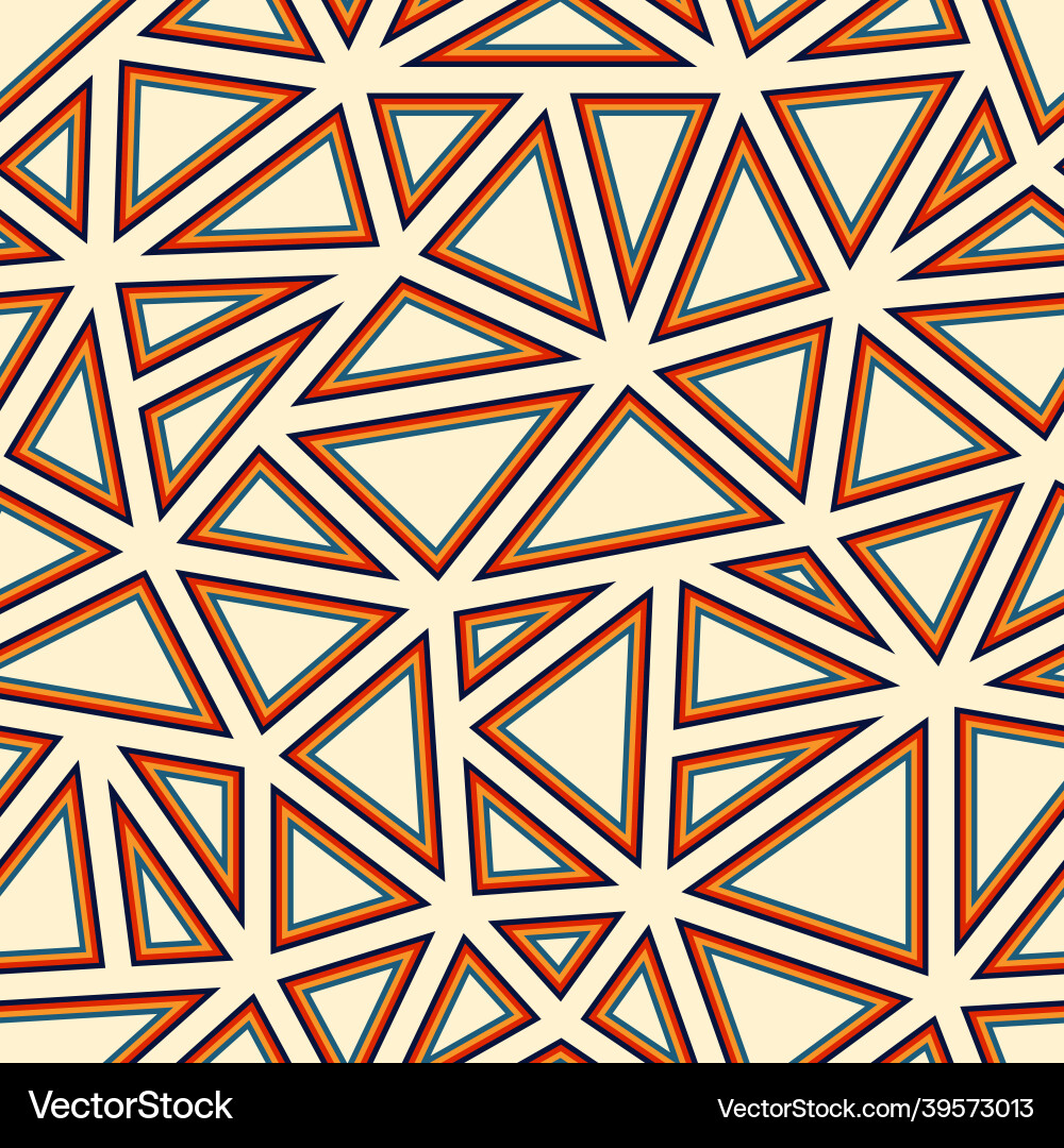 Abstract colorful seamless geometric pattern Vector Image