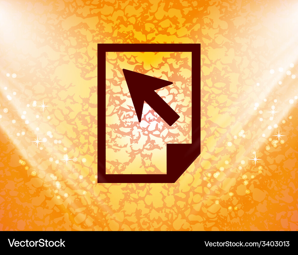 File document icon symbol flat modern web design Vector Image