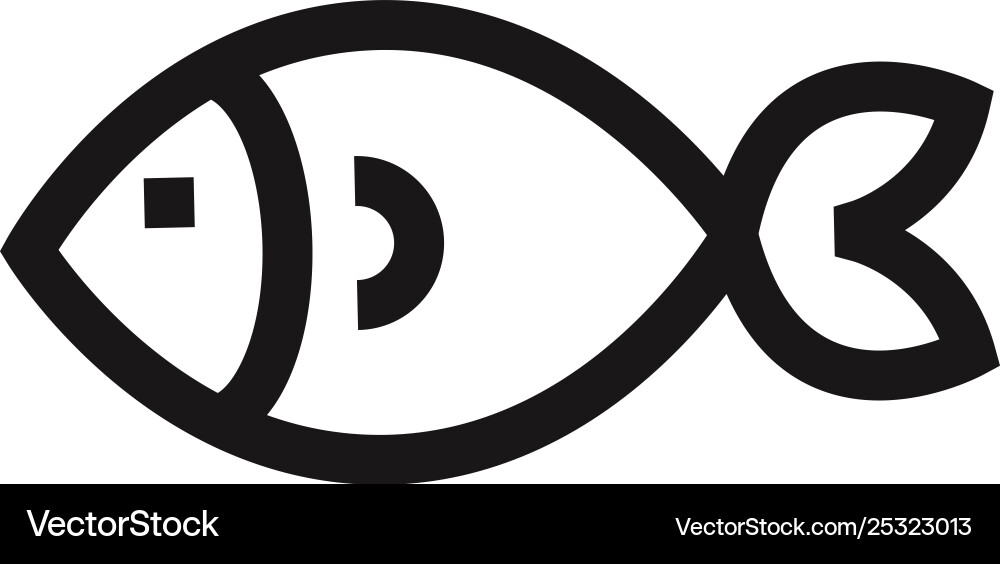 Fish icon Fish icon vector image