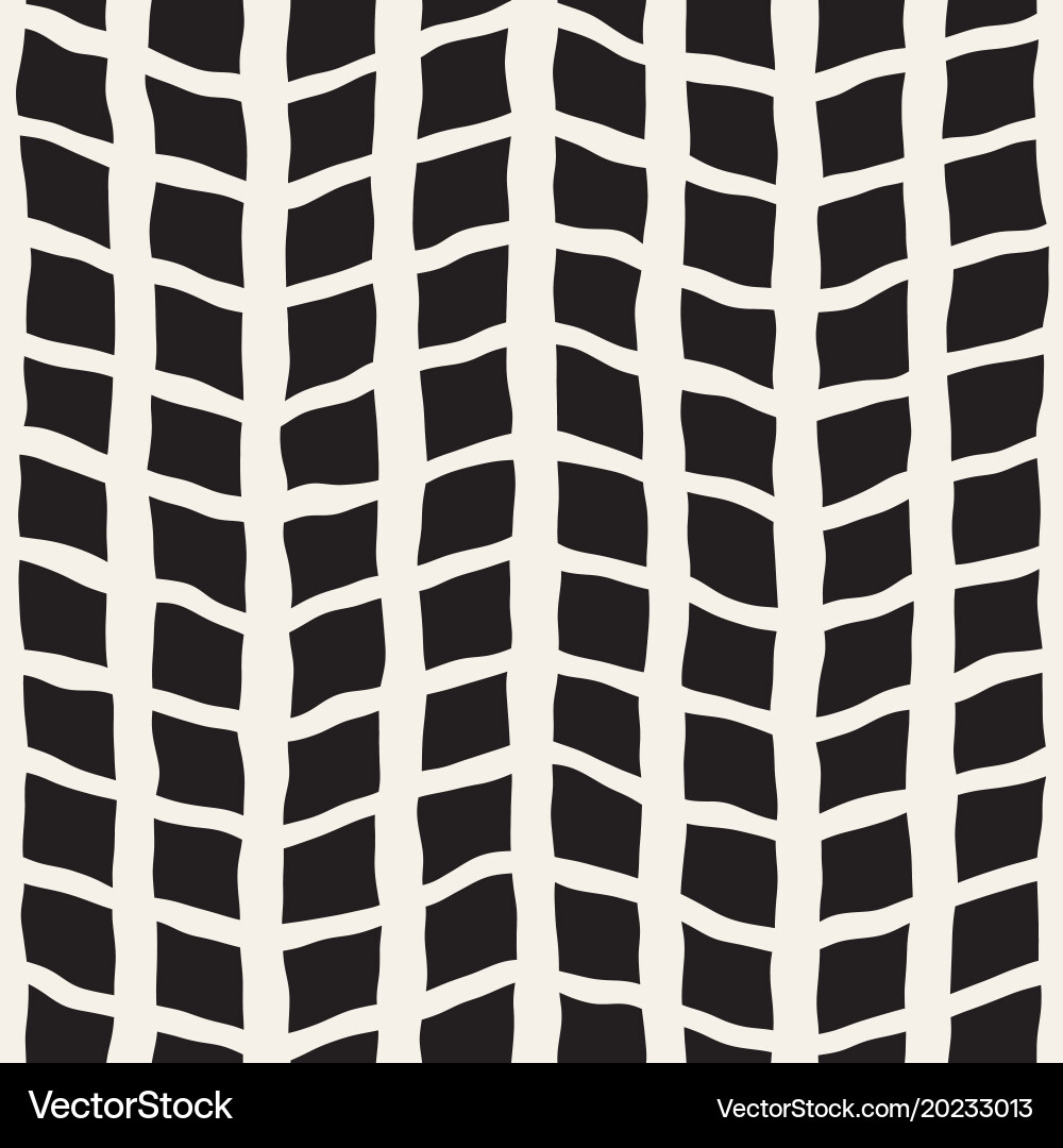 Hand drawn style seamless pattern abstract vector image
