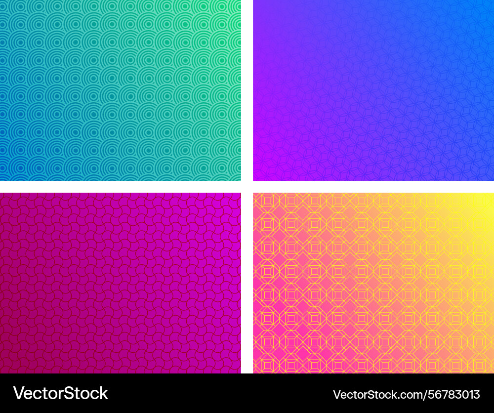 Modern seamless pattern with abstract geometric vector image