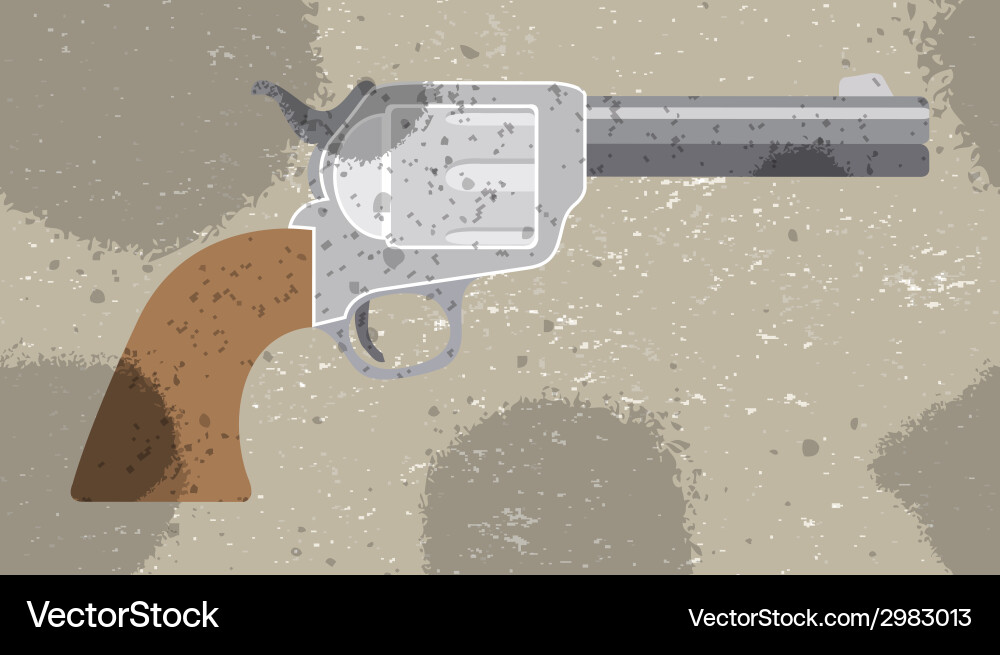 Revolver retro background pattern for textile vector image