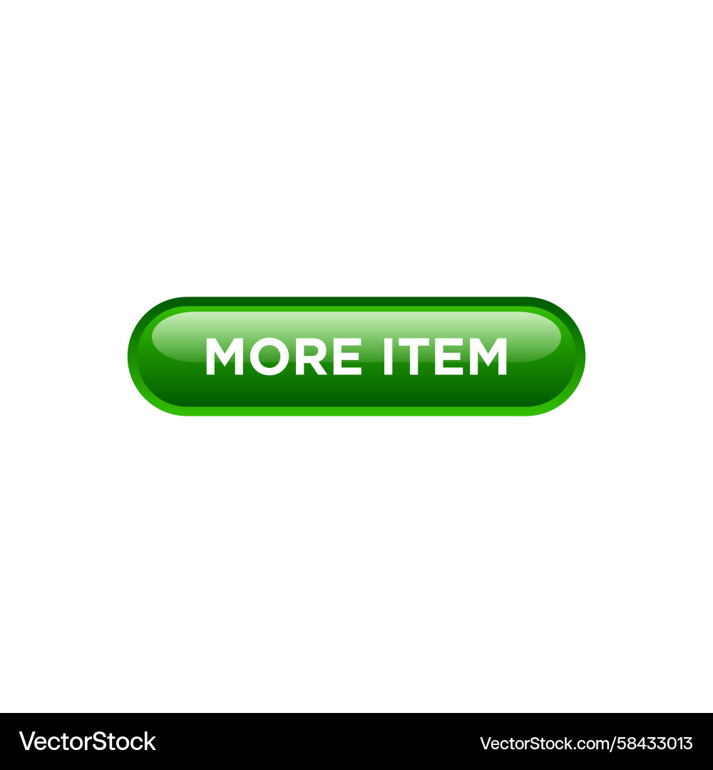 Website Button Template - Item Vector Image