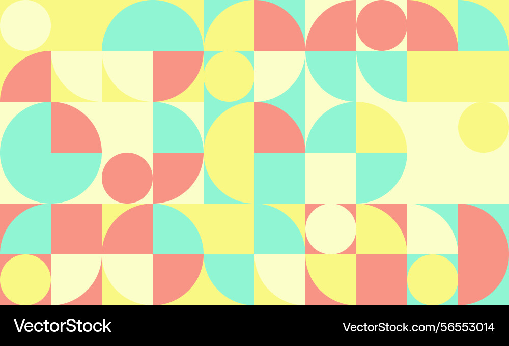 Abstract geometric pattern with pastel circles Abstract geometric pattern with pastel circles vector image