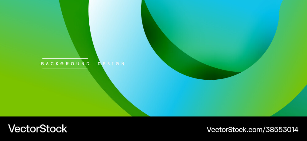 Abstract overlapping lines and circles geometric Vector Image