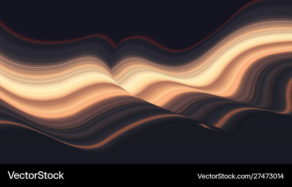 Abstract Wave Motion Background vector image