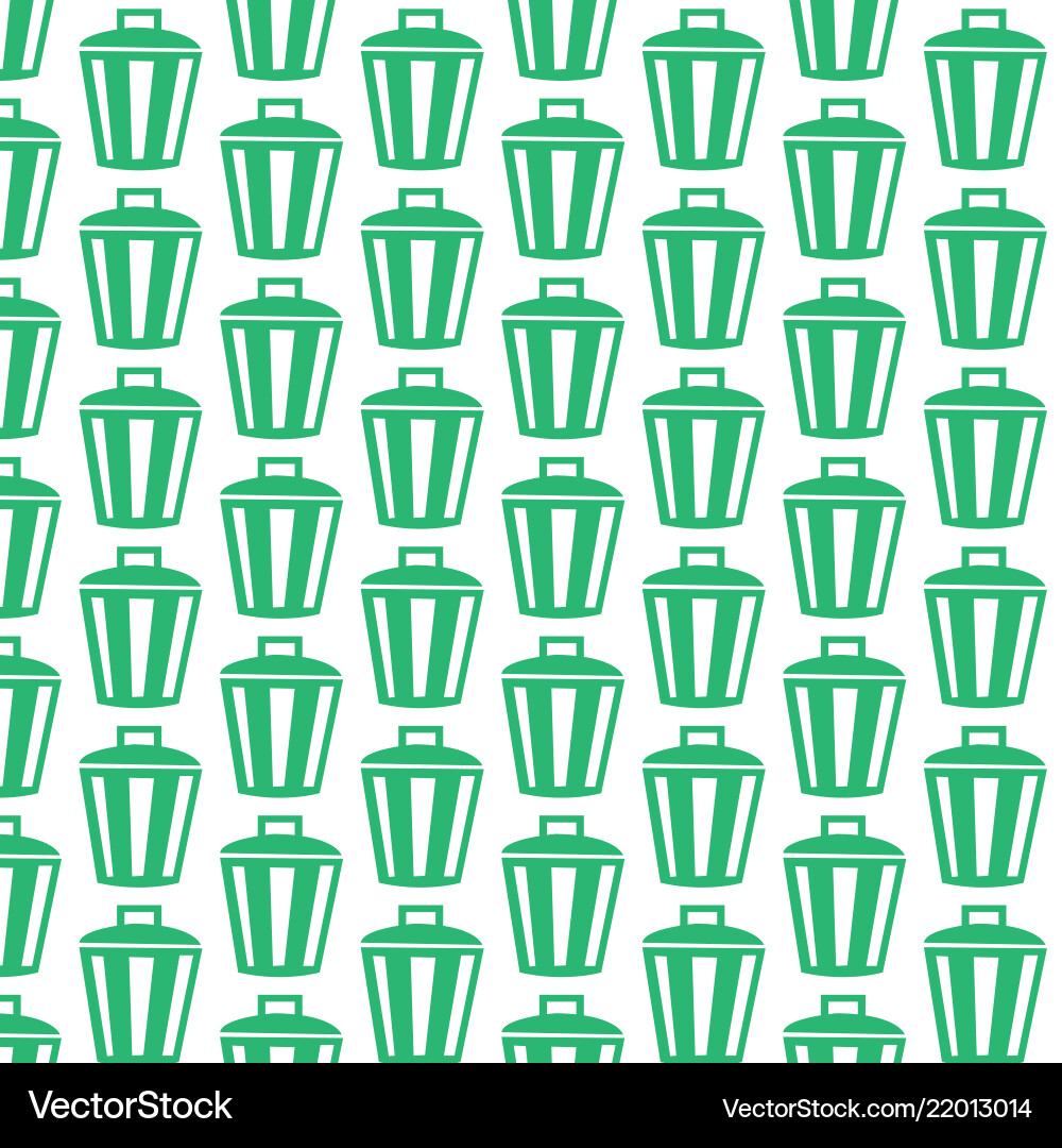 Bin icon pattern background Vector Image