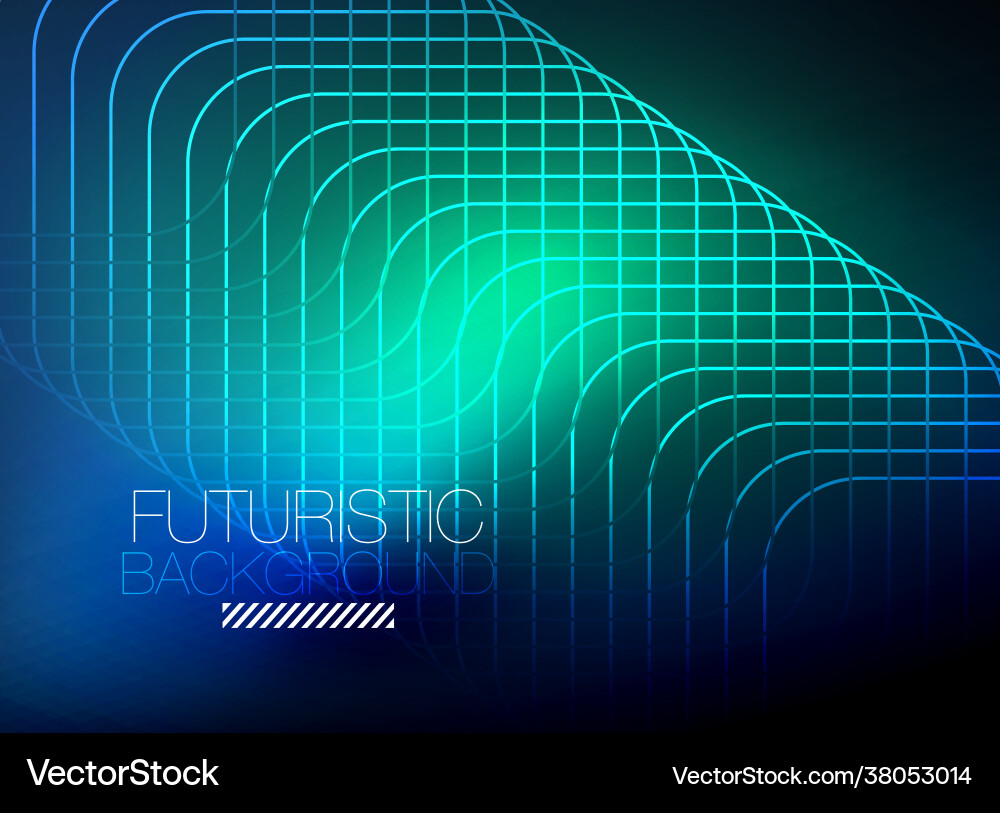 Neon color square shape lines abstract background Neon color square shape lines abstract background vector image