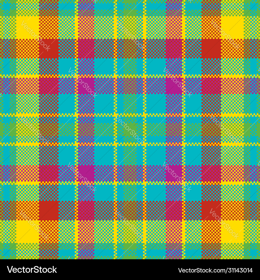 Pixel background design modern seamless pattern Vector Image