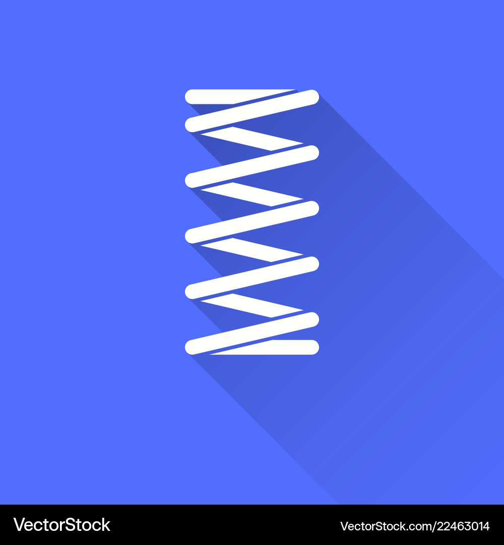 Spring Icon - Mechanical Component vector image