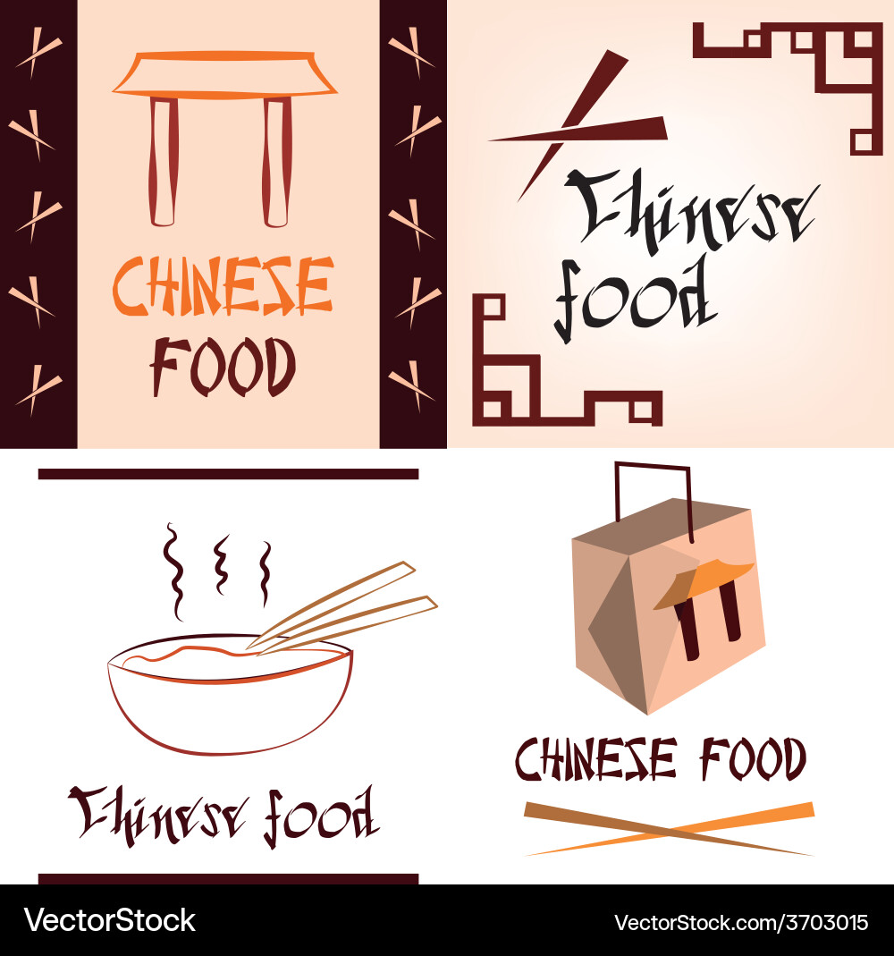 A set colored backgrounds with text and different vector image