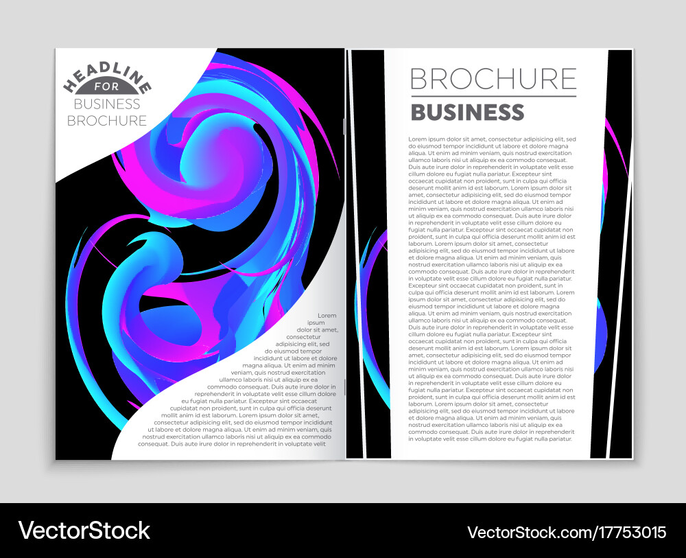 Abstract layout background set for art vector image