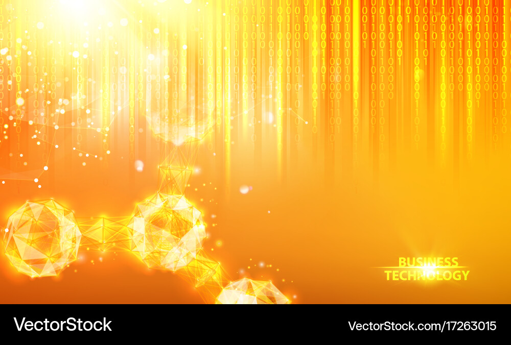 Bigdata science design vector image