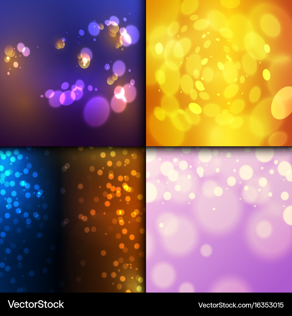 Creative bokeh abstract texture colorful blur vector image