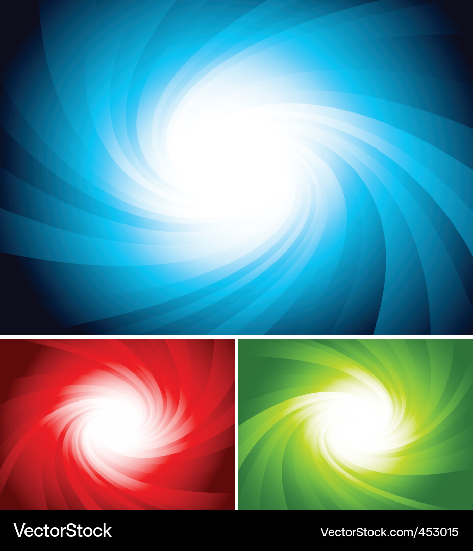 Dynamic Swirl Backgrounds vector image