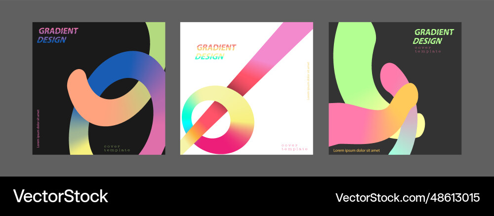 Gradient smooth lines minimalistic colorful Gradient smooth lines minimalistic colorful vector image