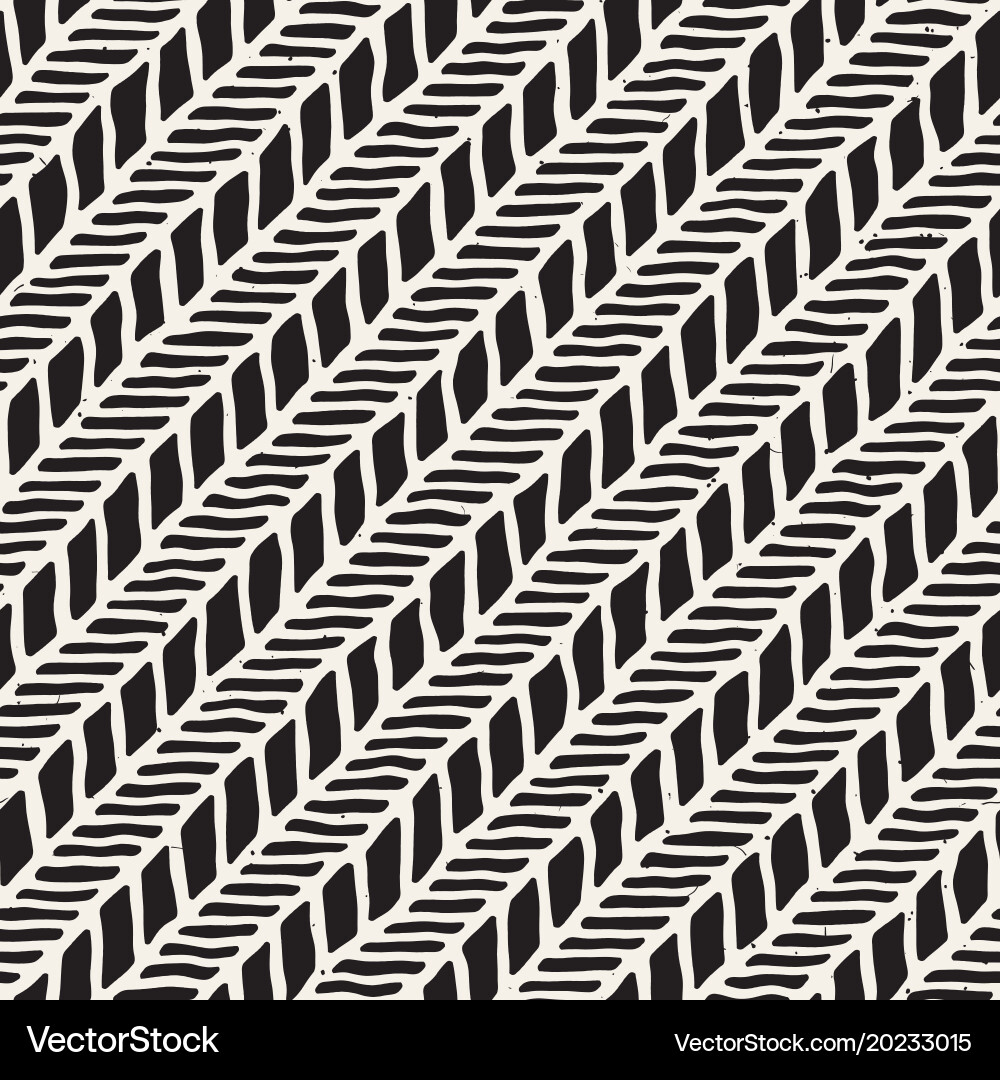 Hand drawn style seamless pattern abstract vector image