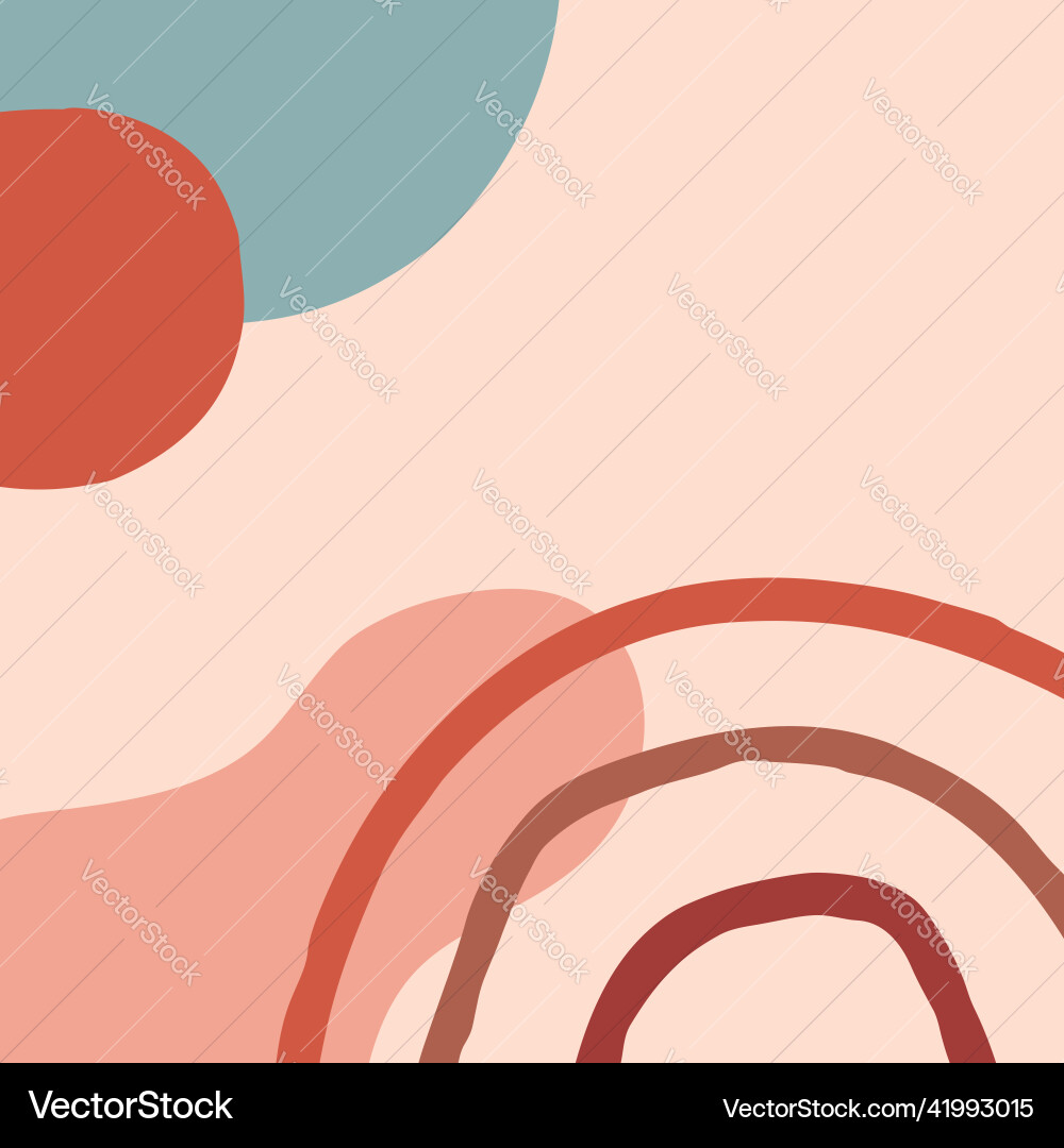 Modern abstract template with different shapes Modern abstract template with different shapes vector image