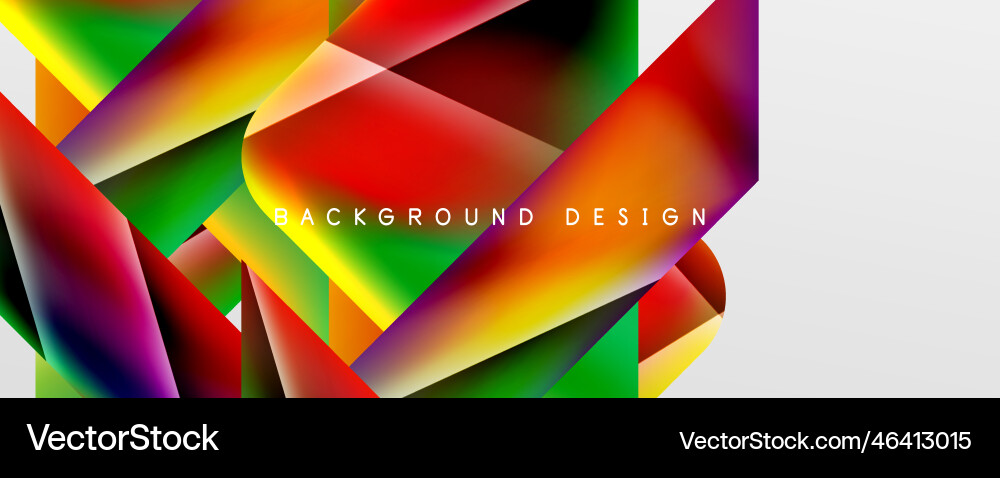 Triangle fluid color gradient abstract background Triangle fluid color gradient abstract background vector image