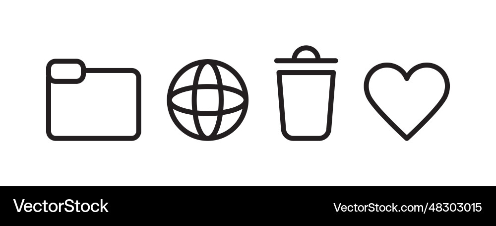 Website assistant icons functional Website assistant icons functional vector image