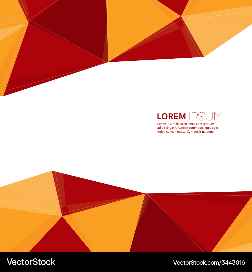 Abstract background with triangles and polygonal Vector Image
