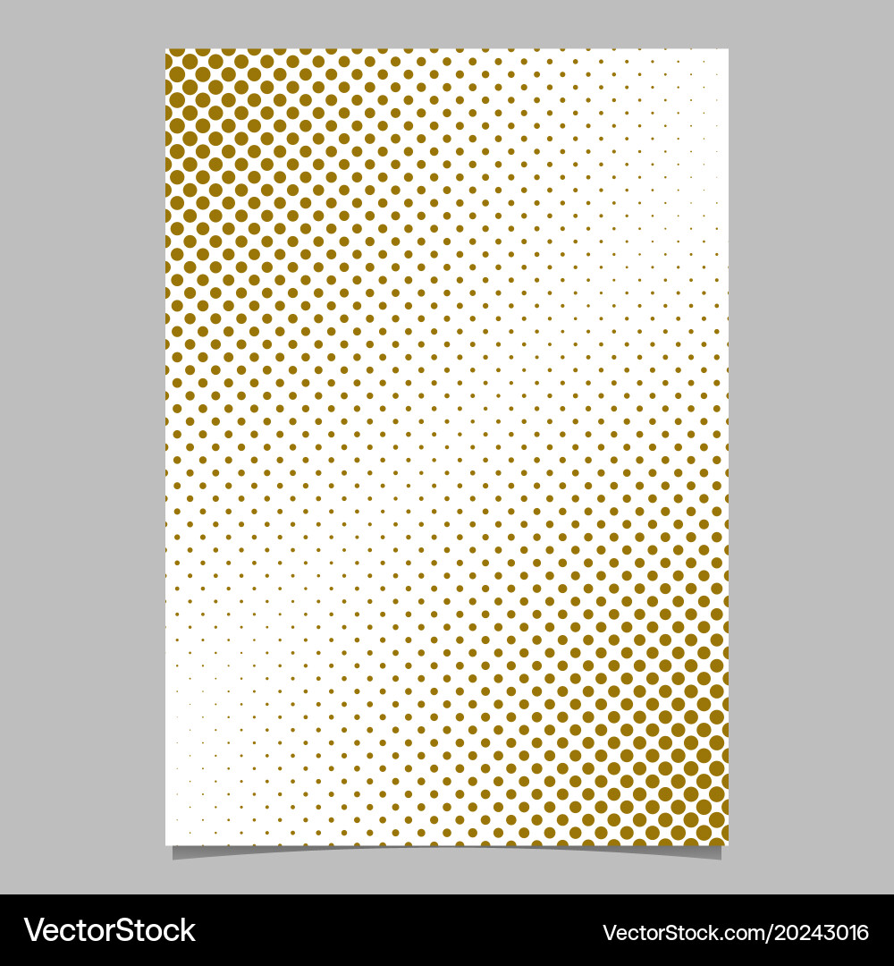 Abstract halftone dot pattern brochure background vector image