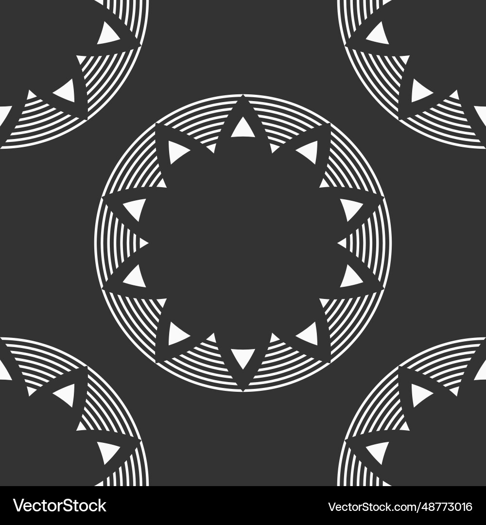 Abstract seamless pattern with round geometric Abstract seamless pattern with round geometric vector image