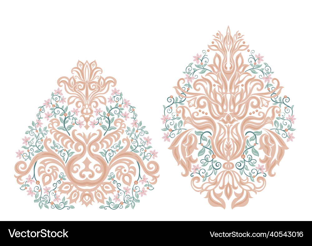 Classical luxury old fashioned damask ornament Classical luxury old fashioned damask ornament Vector Image