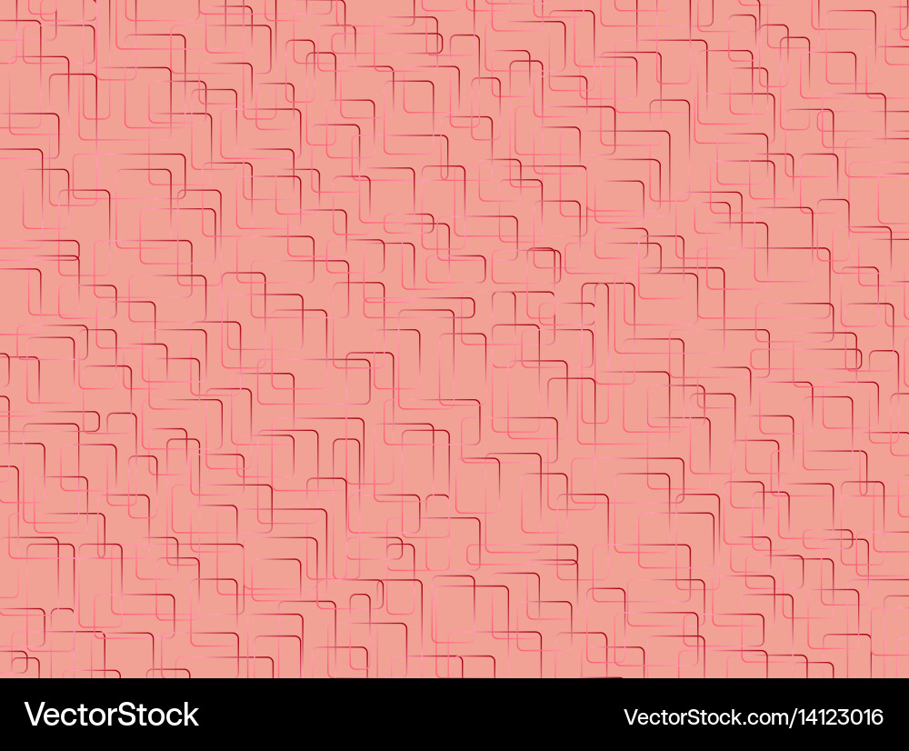 Intersecting rectangles with rounded corners vector image