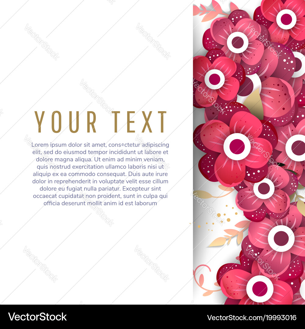 Spring card design Vector Image