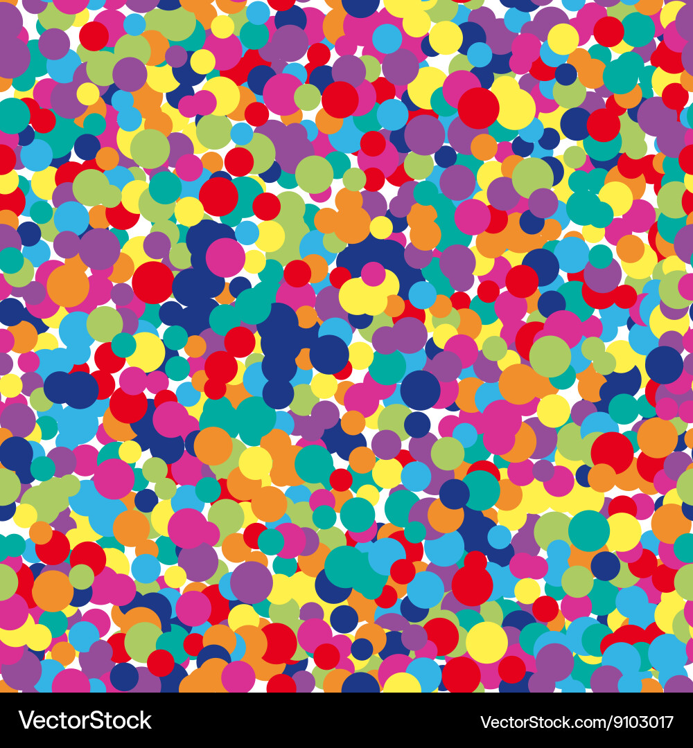 Abstract Colorful Dot Pattern vector image