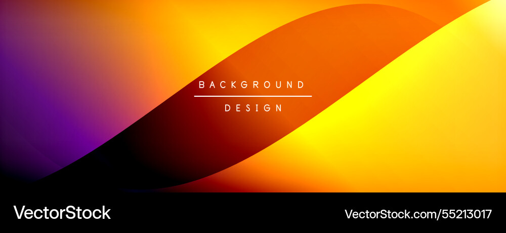 Bright rainbow style color gradient with curve Bright rainbow style color gradient with curve vector image