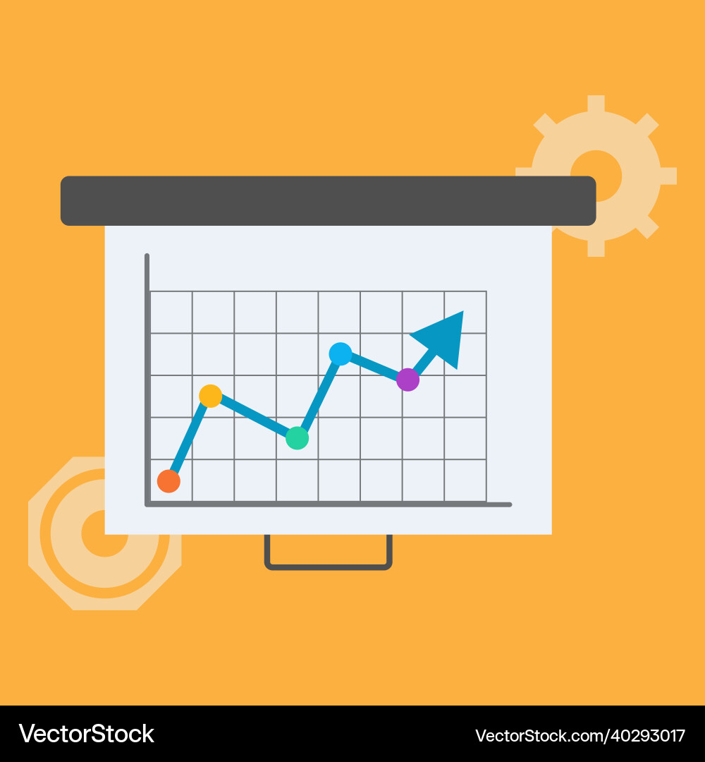 Designed infographics showing data visualizations Designed infographics showing data visualizations vector image
