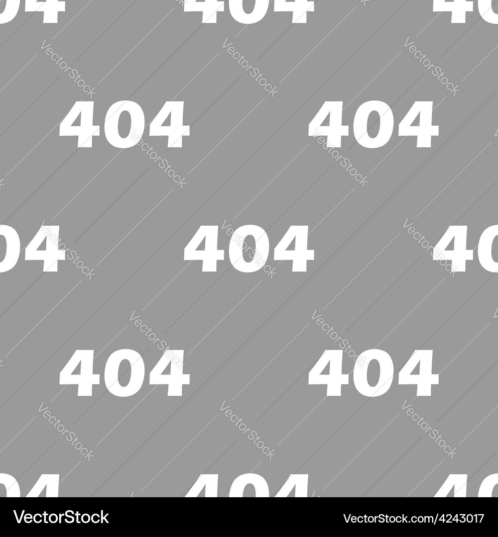 Error seamless pattern vector image
